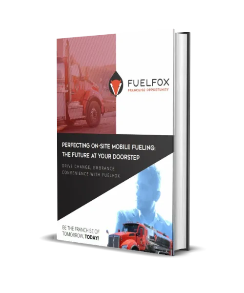 Cover of the FuelFox e-book, Perfecting On-Site Mobile Fueling